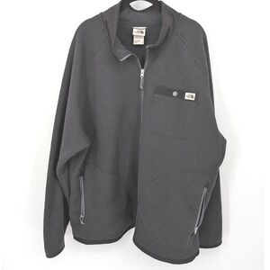 The North Face Fleece Jacket Mens XXL Black Full Zip Gordon Lyons Gorpcore